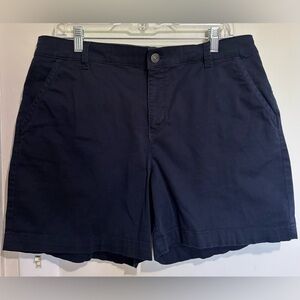 Gloria Vanderbilt Blue Bermuda Shorts
